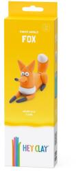  Gyurma klt. , Hey Clay, róka, 3 tégely, 7x22 cm dob