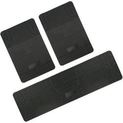 LAMPA Maxi-Mat 3 részes autószőnyeg szett, PVC - fekete