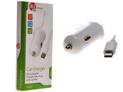 ALL Ride connect Type-C szivargyújtós töltő - 120cm -12-24V