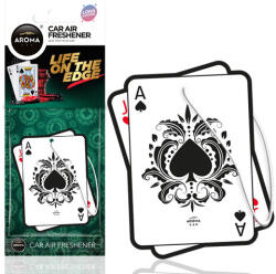 Aroma Car Life on the Edge lap illatosító - Black Jack