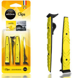 Aroma Car Clips illatosító - Vanília - 4db