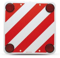 BOTTARI - prizmás tábla, univerzális, 50x50cm, piros-fehér csíkos