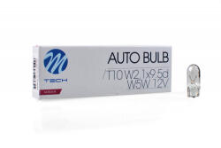 M-TECH T10, W5W halogén izzó 12V - 1db