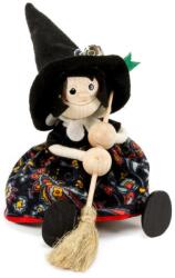  Rugós figura (boszi, fekete kalappal, fekete ruhában)