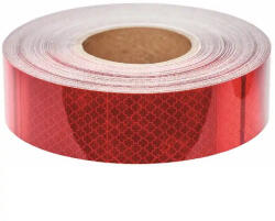 Öntapadós fényvisszaverő csík - piros - 1m