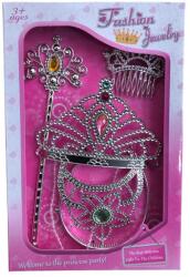 Korona klt. , korona, nyaklánc, jogar, kieg. , 2 féle, 19x29 cm dob - vackorjatek