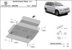 Scut Protection Suzuki Grand Vitara XL7, 1998-2009 - Acél Motorvédő lemez