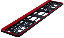  Rendszámtábla keret - fekete/piros - 1db