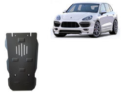 Scut Protection Porsche Cayenne, 2002-2006 - Acél MANUÁLIS Váltóvédő lemez