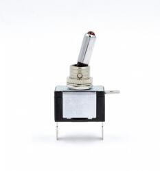  LED-es kapcsoló - piros - 12V 20A