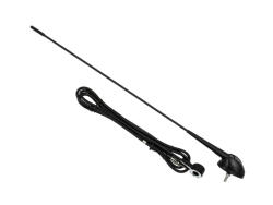 CARPOINT Univerzális tetőantenna - fekete - 43cm