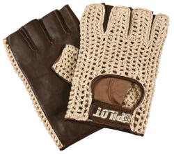 LAMPA Pilot autóskesztyű - bőr - barna - L