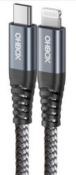  Gyorstöltő adatkábel TYPE-C - Lightning - 5A 100W - 1m - C2CBKAPPLE