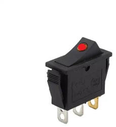  2 állású kapcsoló piros Leddel - 250V 16A