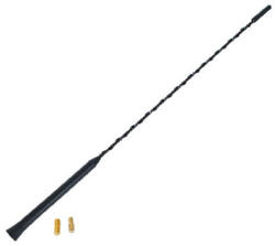  Autó antenna szár - 40 cm 5/6 mm - fekete
