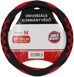 Maxspeed kormányvédő - méhsejtes - 37-39cm - fekete-piros