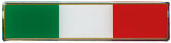 LAMPA olasz zászló dekoráció, téglalap alakú - 110x27mm