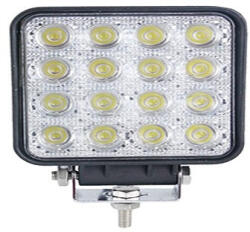 Ledes munkalámpa, E-jeles, IP67 - 12-24V - 1db