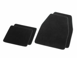  4 részes, szövet autószőnyeg szett, fekete színű