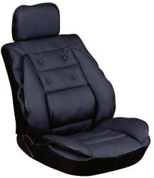 Carpoint - bőrhatású ülésvédő, univerzális, fekete színű