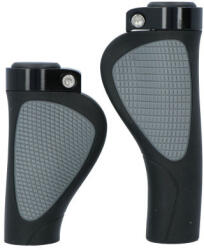 DRESCO Ergo City Plus kerékpár markolat - fekete/szürke, párban