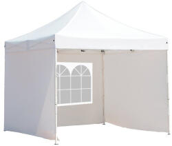 Timeless Tools Pavilon tetőponyva + oldalfal, fehér - 2, 9x2, 9m