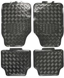  4 részes autós gumiszőnyeg szett univerzális karbon mintás