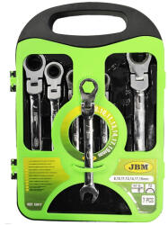 JBM Racsnis csillag - villáskulcs készlet, csuklós - 7db-os