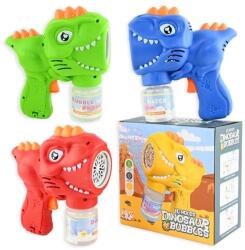  Dinoszauruszos buborékfújó tartályos- Többféle színben