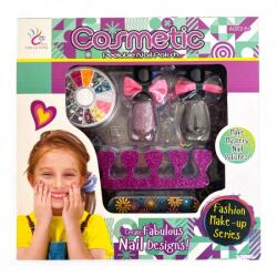  Köröm dekor klt. , körömlakk 2 db, + dekor, kieg. , smink, 23x23 cm dob - vackorjatek