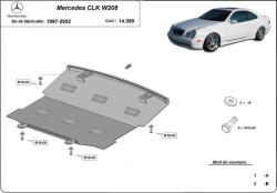 Scut Protection Mercedes CLK W208, 1997-2002 - Acél Motorvédő lemez