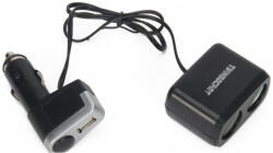  Szivargyújtó elosztó 2-es + USB 12V