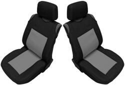 Bottari 2db-os trikó üléshuzat- szivacsos - fekete-szürke