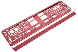 UTAL rendszámtábla keret - piros - 1db