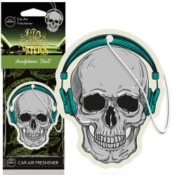 Aroma Car Dia De Los Muertos illatosító - Fejhallgatós koponya