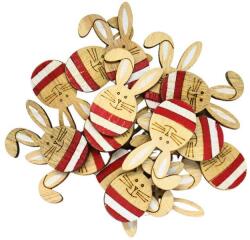  Öntapadós figura 24 db-os (csíkos nyuszi)