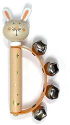 Száncsengő állatfigurás, narancssárga (nyuszi)