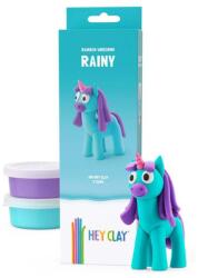  Gyurma klt. , Hey Clay, unikornis, aqua, Rainy, 3 tégely, 7x22 cm dob
