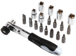 LAMPA 19 részes racsnis krovakulcs készlet