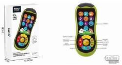  Bébi távirányító, el. , vil. , érintõképernyõs, zenélõ, 2 szín, 12, 5x21 cm dob