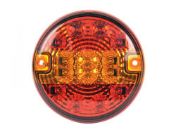 CARPOINT hátsó kerek LED lámpa - 3 funkciós - 140mm