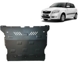 Scut Protection Skoda Fabia 4, 2021-2024 - Acél Motor, váltó és hűtővédő lemez