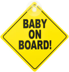  Baby On Board tapadókorongos tábla