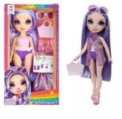 MGA Entertainment Rainbow High: Vízparti divat öltöztethető strandoló divat baba - Violet (507291) - vackorjatek