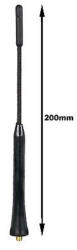  Autó antenna szár - 20cm - 5/6mm