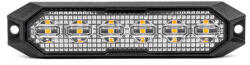 AMIO rácsra szerelhető kiegészítő villogó - 6 LED 12-24V