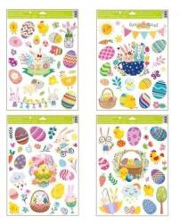 PLUS LINE Vidám húsvéti ablakmatrica - 30 x 42 cm, többféle (AN6899)