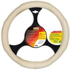 LAMPA Kuro - kormányvédő, műbőr, 37-39cm, bézs színű