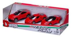 Bburago Ferrari Race & Play szett 3db-os