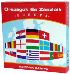  Memóriakártya: Országok és zászlóik (Európa)